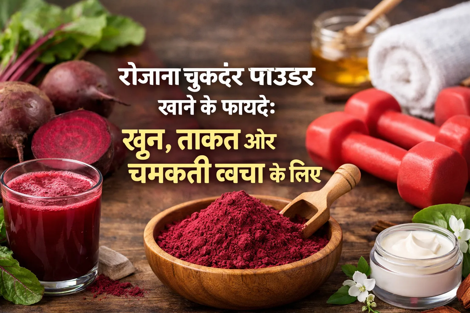 रोजाना चुकंदर पाउडर खाने के फायदे: खून, ताकत और चमकती त्वचा के लिए